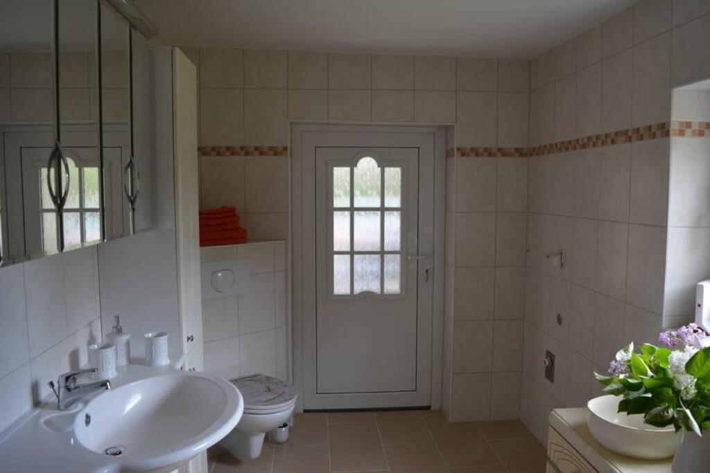 Ferienhaus Huethchen Eichhorst Exteriör bild